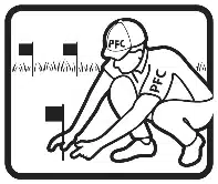 Pet Fence Canada's logo showing an install of a pet fence.